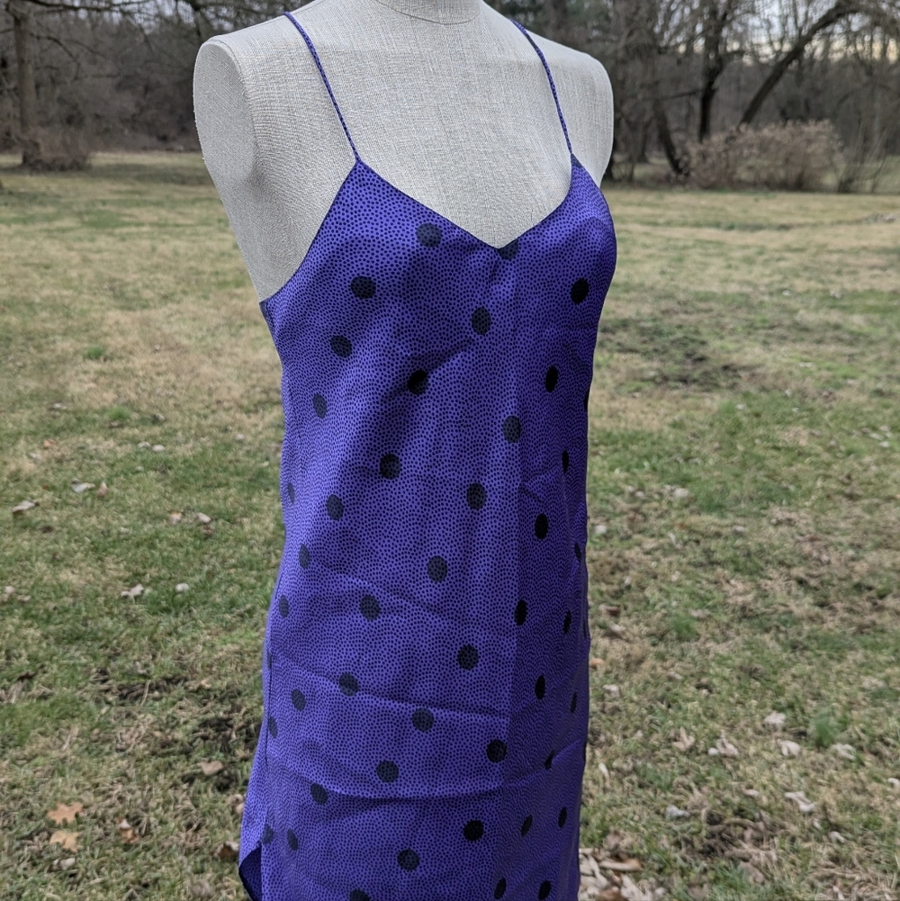 Vintage 90s Body Drama Polkadot Slip Dress